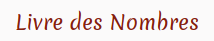 Livre des Nombres
