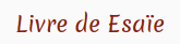Livre d'Esaïe