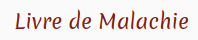 Livre de Malachie